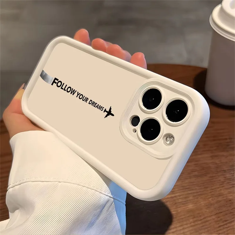 Travel-Inspired Airplane Route Phone Case For iPhone 16 15 14 13 12 11 Pro Max XS X XR 7 8 16 Plus SE 2 3 All-inclusive Cover