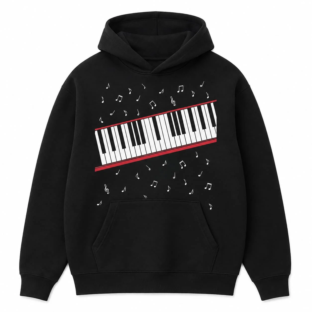Michael Jackson's Music Notes Autumn Winter Casual  Men Hooded Sweatshirt Women Boys Coat Top Parent Child Kid 's Cotton Hoodie