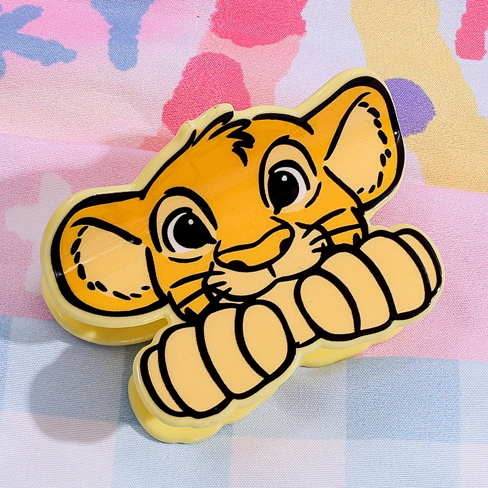O acessório de cabelo da jovem imagem Simba na "O Rei Leão" da Disney, um prendedor de cabelo multifuncional