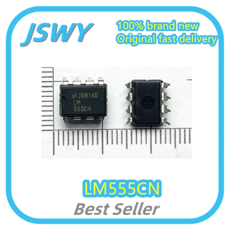 (10/50pcs) LM555CN DIP-8 Programmable Timer & Oscillator Chip Original Genuine Fast Shipping Electronic Component