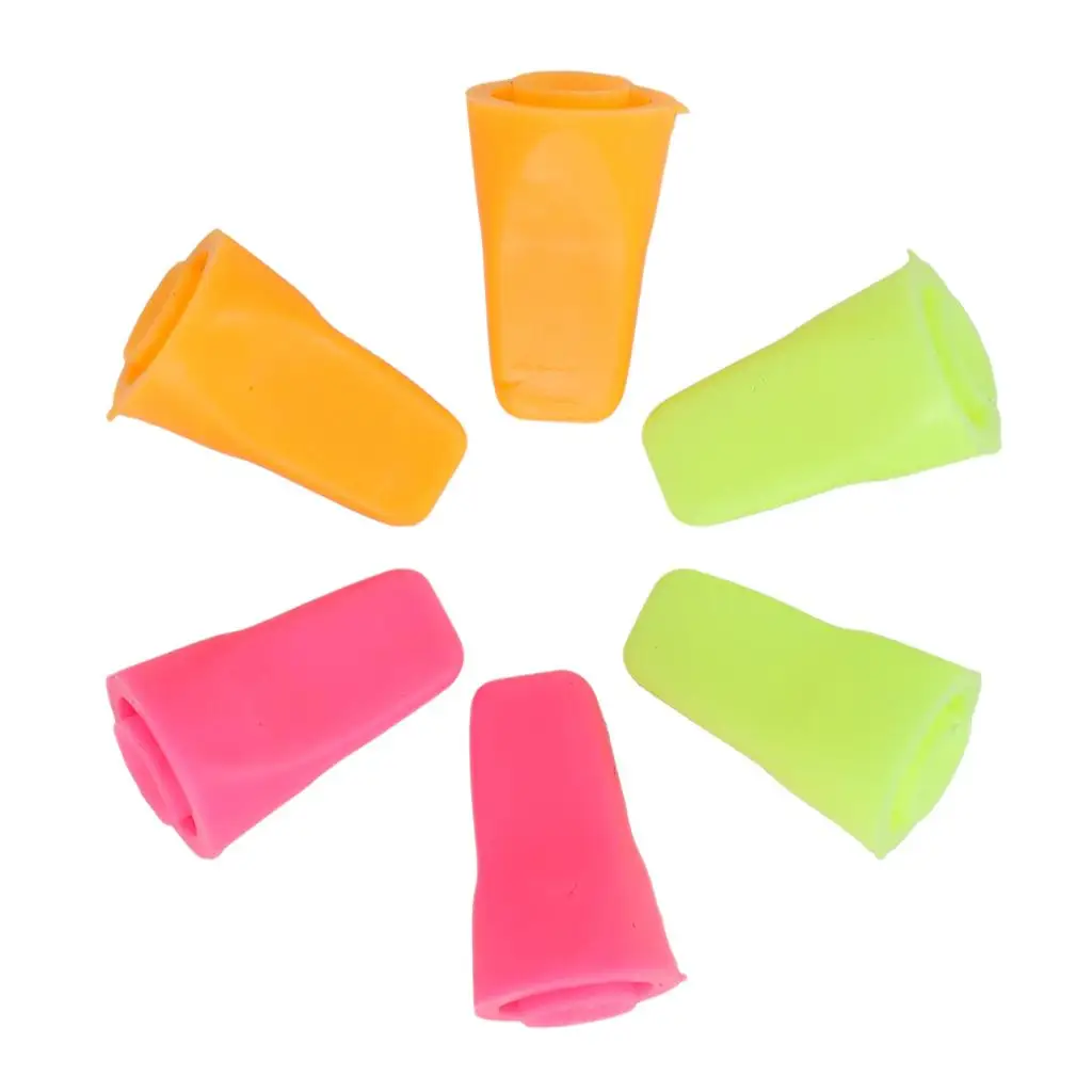 6pcs Cone Shaped Knitting Point Weaving Crocheting 2.5x1.5cm