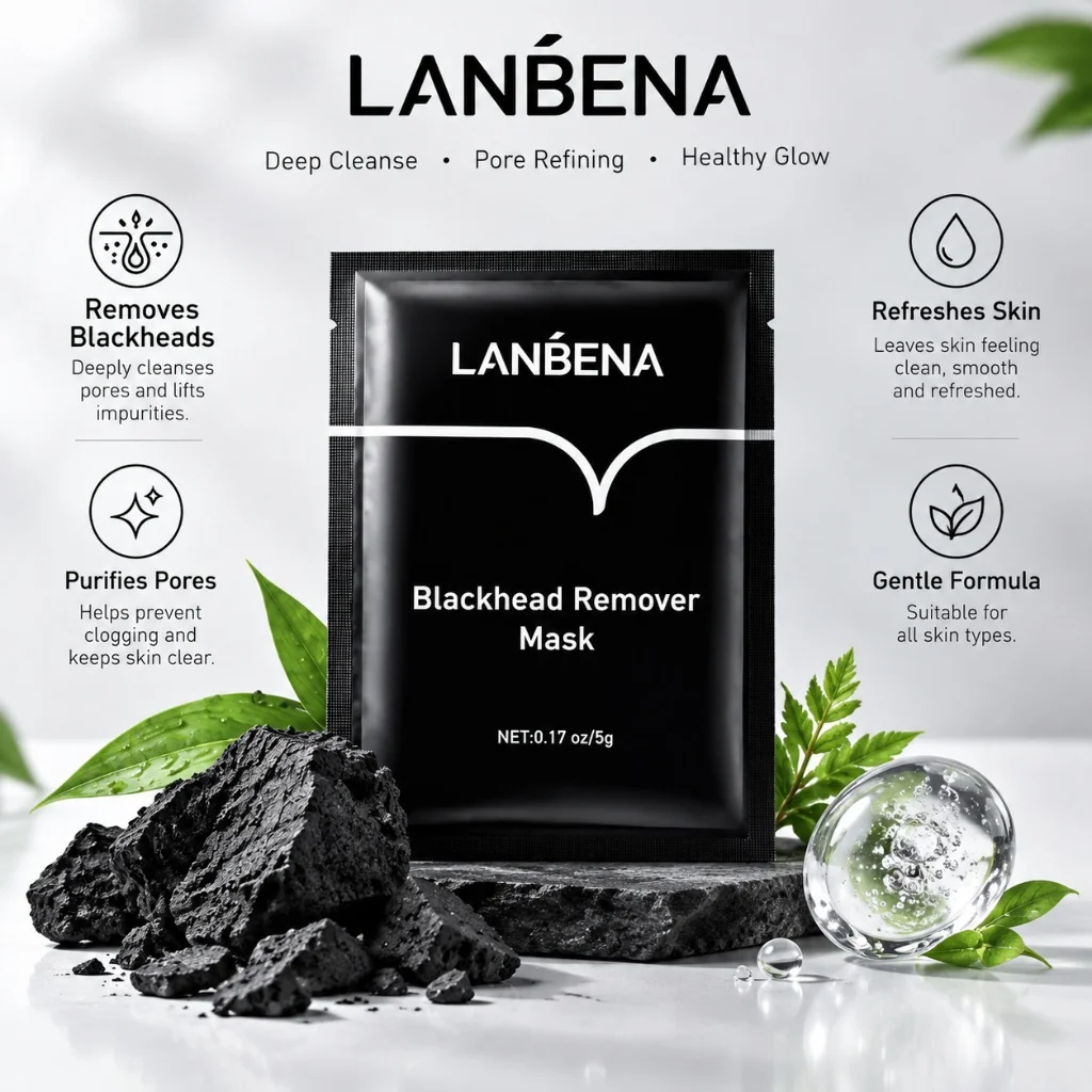 1/5/10Pcs Blackhead Remover Mask Deep Cleanse Pore Refining Mask Purify Pores Refresh Skin Facial Mask For Clear Healthy Skin