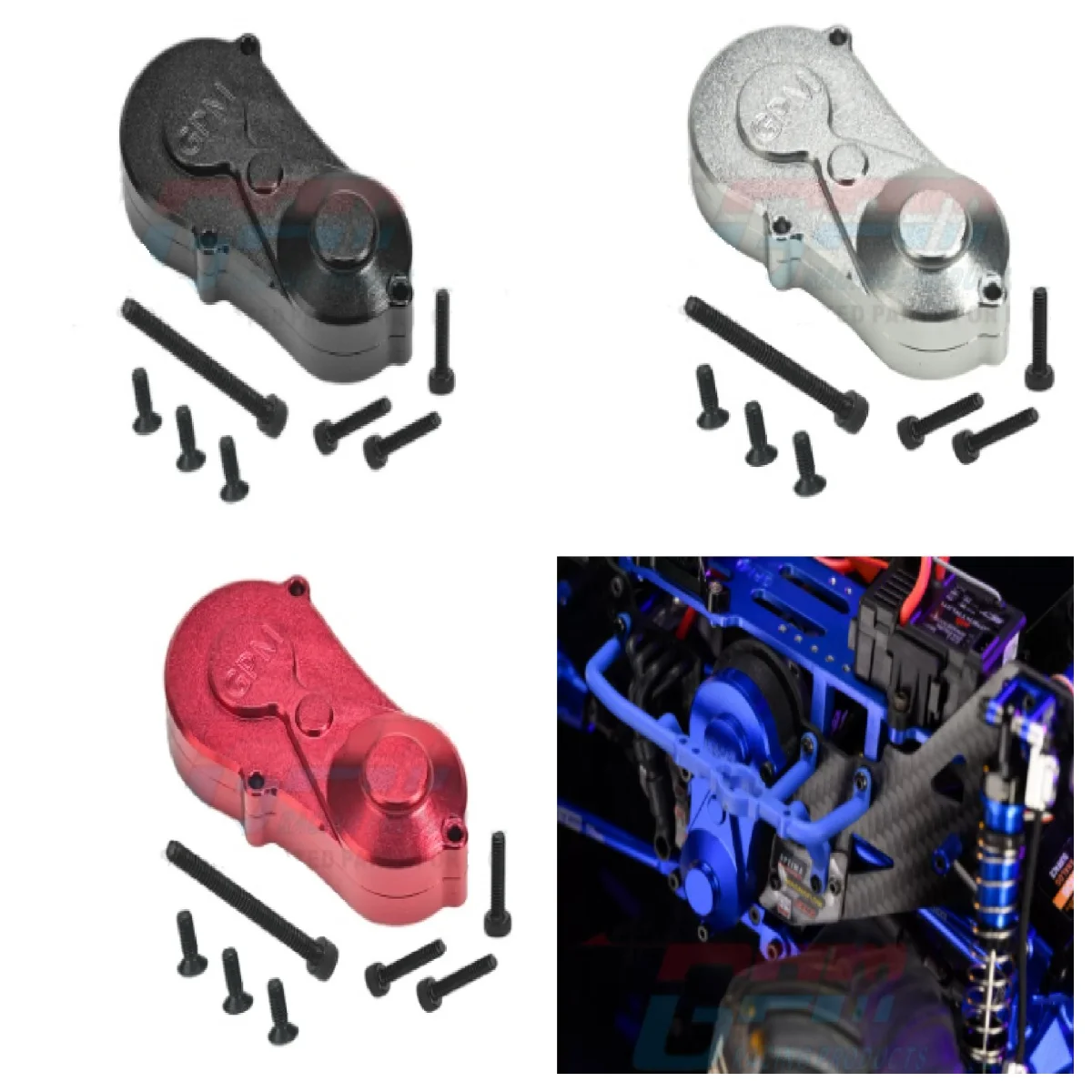 

LOSI 1/18 Mini LMT 4X4 Алюминий 7075 Защитный корпус коробки передач