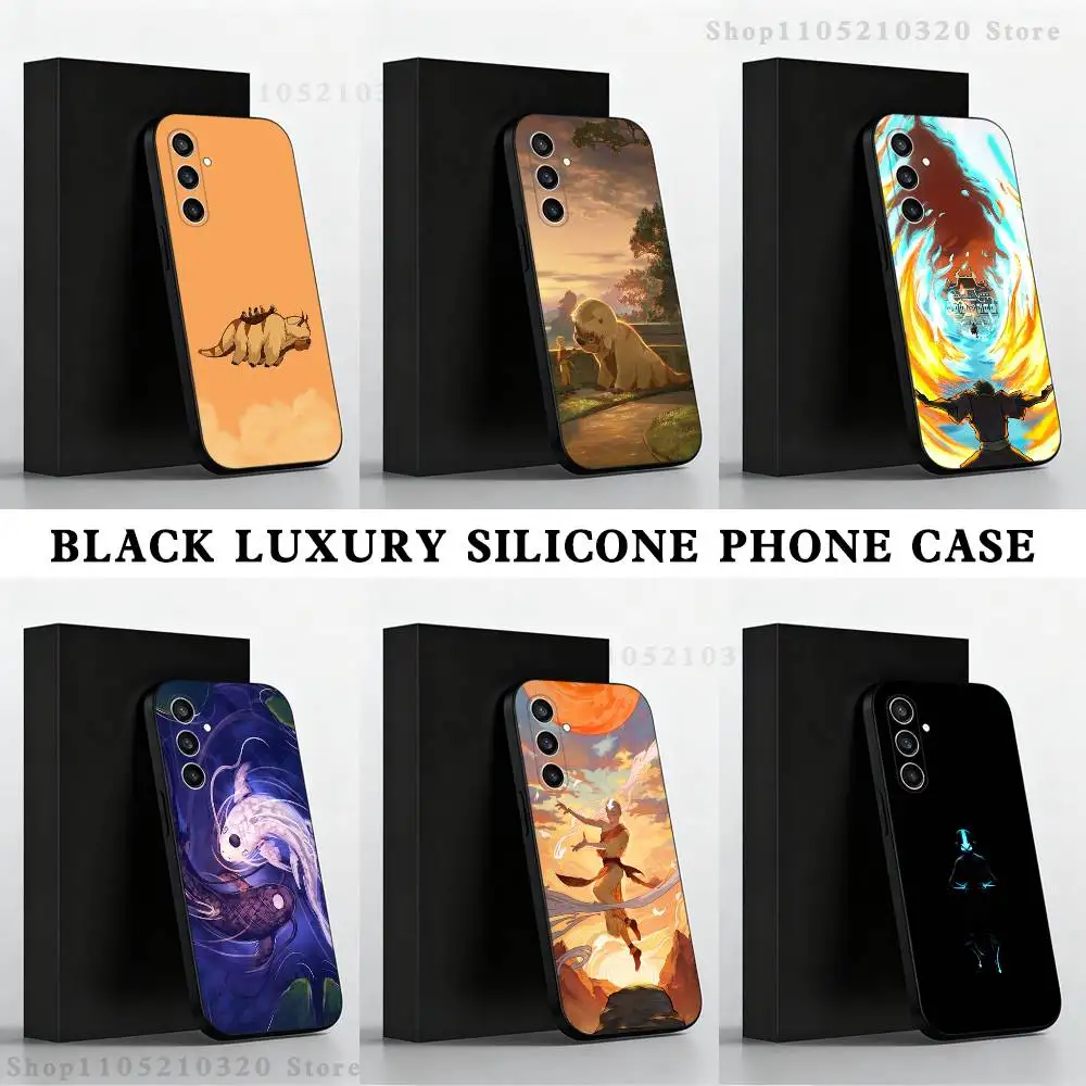 

A-Avatar The Last Airbender Appa Yip Phone Case For Samsung S 25,24,23,22,30,21,10,9,Ultra,Plus,Lite,FE,4,5 G Black Soft Case