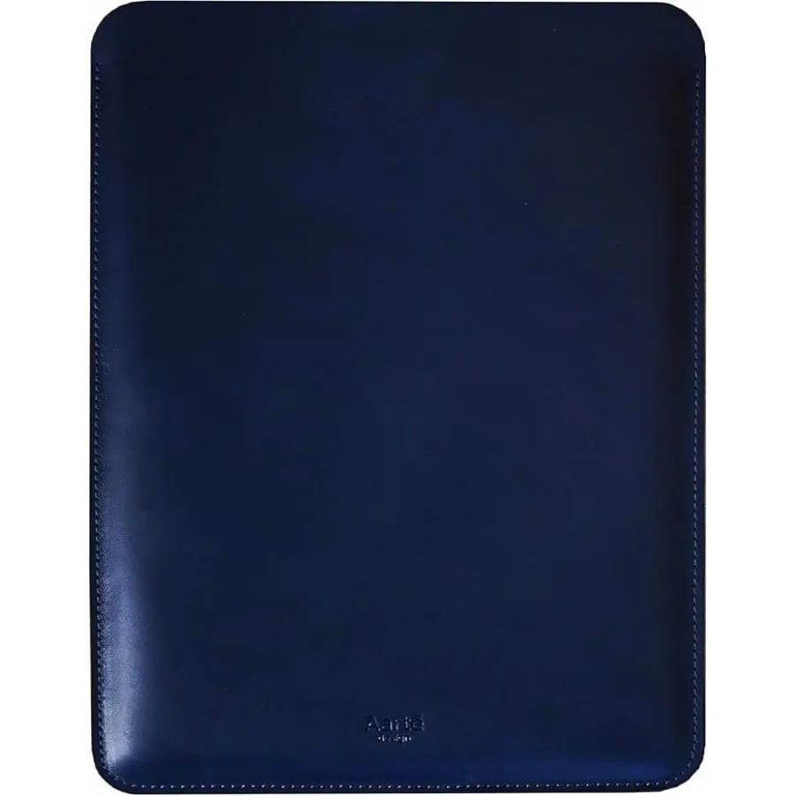 

Leather Case for MacBook Neo 2026 Navy Vertical Style 13 inch Vintage Sleeve Bag