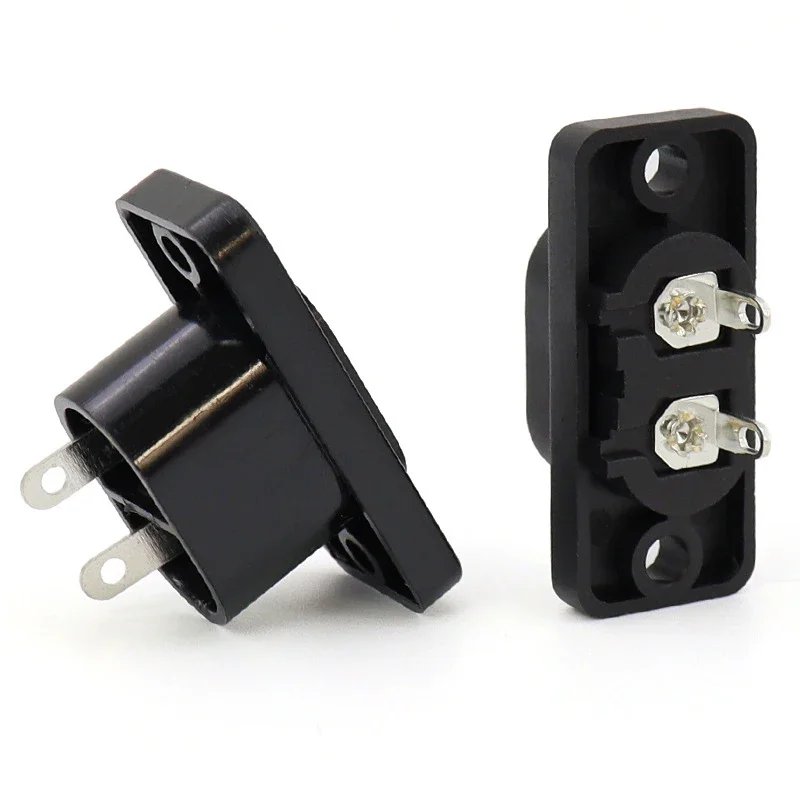 5/10 PCS C8 Male Power Socket C7 Female Plug Power Outlet Embedded Electric Connector 35mm*15mm AC 2.5A 5A 250V