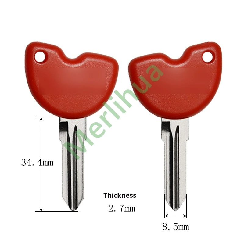 Vespa motorcycle key, suitable for: Vespa vte125 gts gtv motorcycle key embryo.(can be placed anti-theft chip).