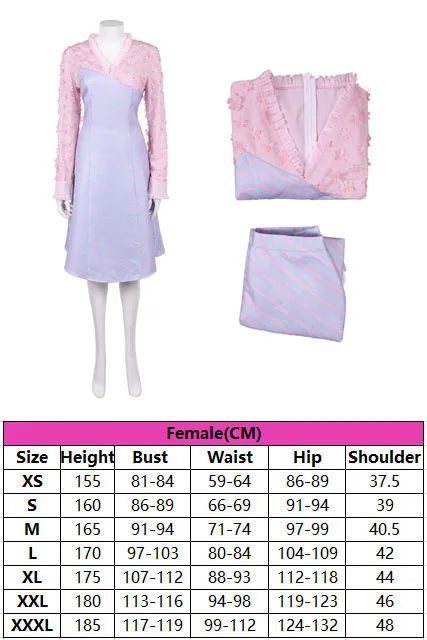 Glinda Cosplay 2025 Movie Wicked: For Good Costume Women Skirt Dress Set Roleplay Clothing for Female Halloween Carnival Suit - Image 4