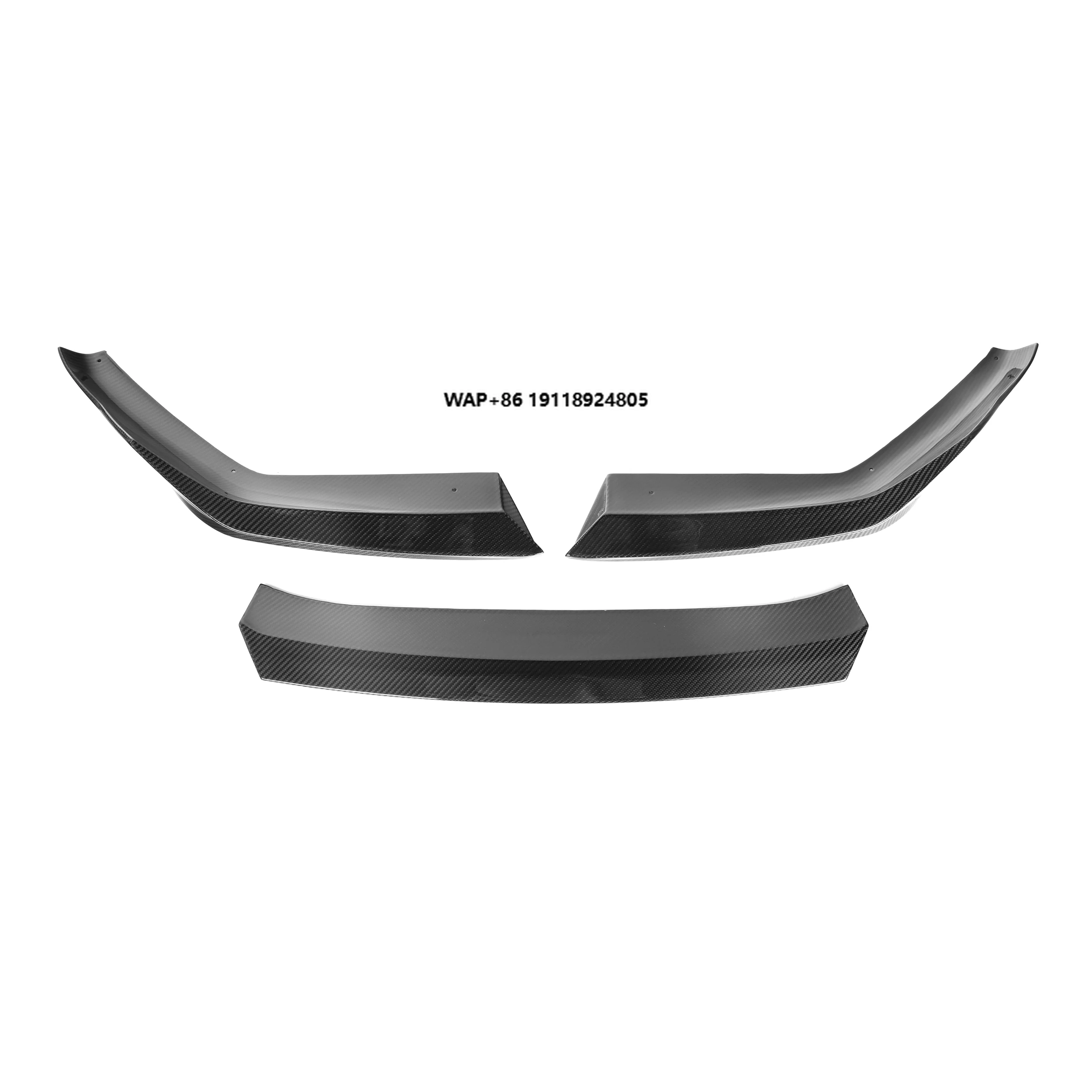 

Real Dry Carbon Fiber F90 Car Bumper Splitter Lip for M5 F90 LCI 2021+ Real Dry Carbon Fiber MP Style Front Lip