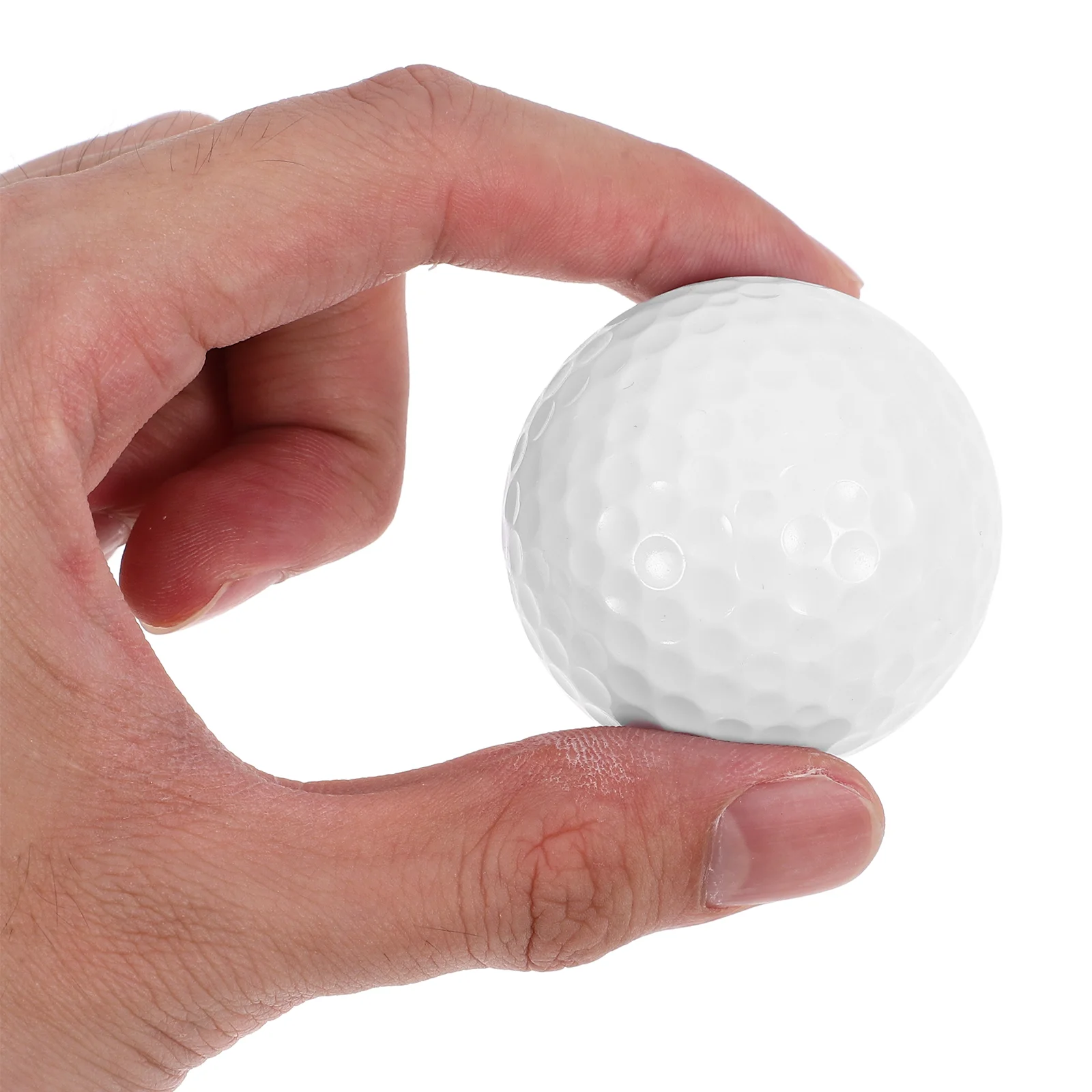 10 Pcs Golf Practice Ball Outdoor Balls Supplies White Training Accessory Sports Accessories Double Layer