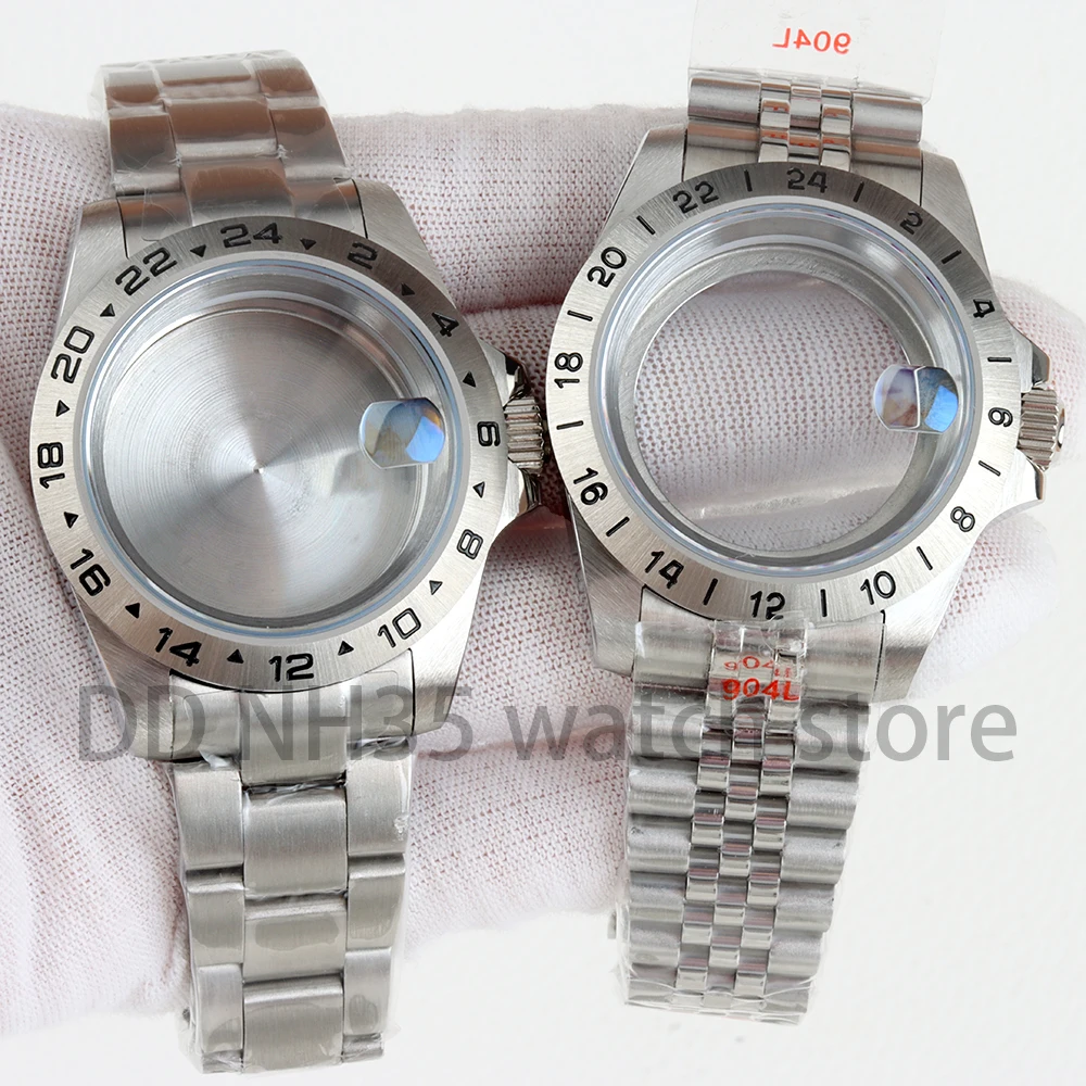 

Nh35 Watch Case 39mm Sapphire Glass for Explorer NH34 NH35 NH36 NH38 Movement Solid 316L Stainless Steel Oyster/Jubilee Strap