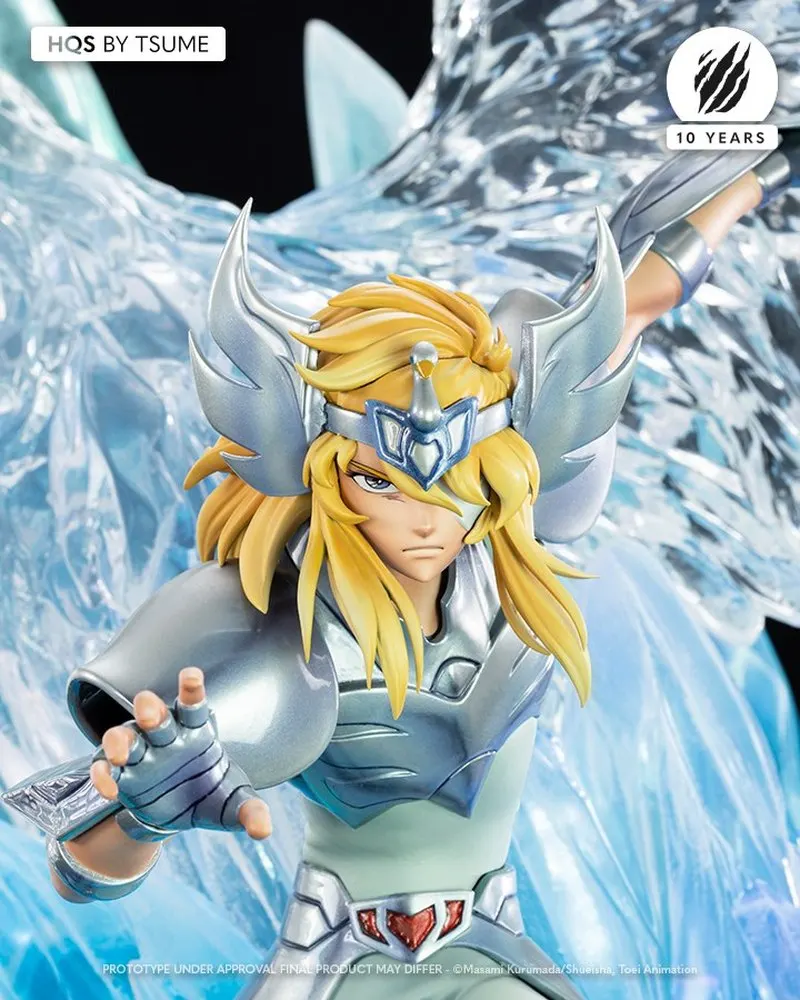 Tsume Hyoga White Bird Saint Seiya 1/6 Limited Edition Genuine Anime Peripheral Model With Led Collectible Garage Kit Statue