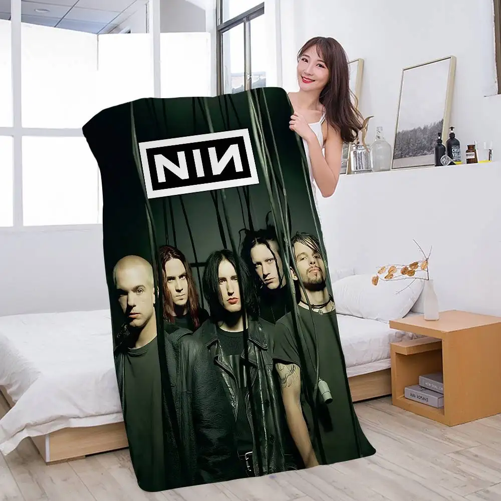 Band N-Nine I-Inch Nails Microfiber Beach Towel Absorbent Quick dry Soft Yoga Swimming Resort Mountain Climbing Towel