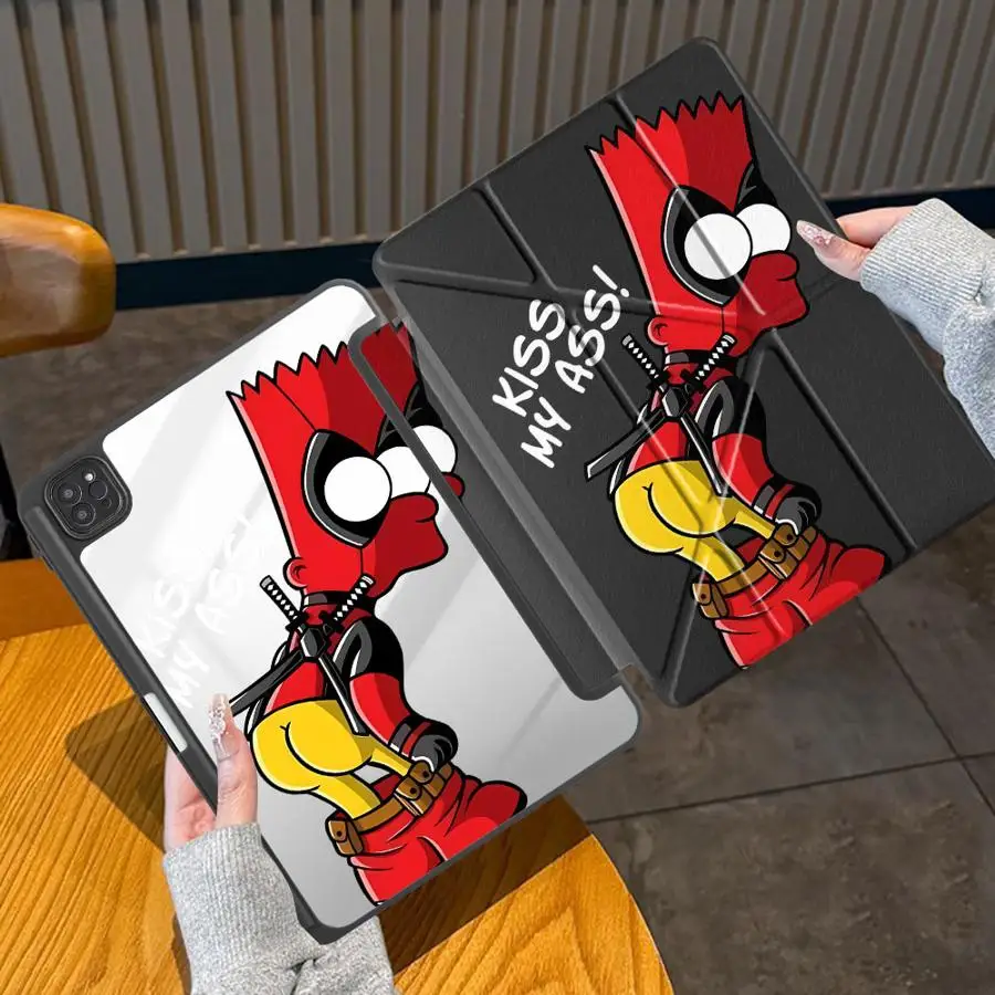 Cute The S-simpsons Holder Cover Tablet Case For iPad Air 4 5 M3 M2 1 2 M4 11inch Pro 11th 10th 9th 8th 7th 12.9inch Pro 2025