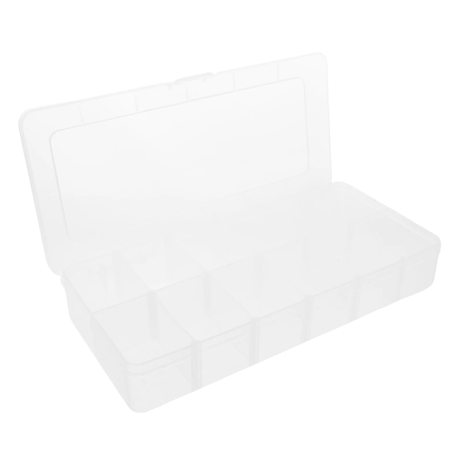 

Small Transparent Plastic Organizer Box Detachable Compartments For Jewelry Beads Craft Supplies Compartment Organiser