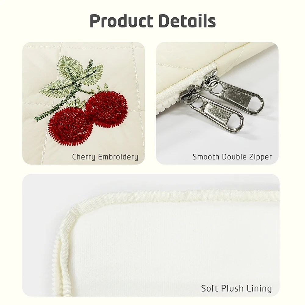 Cute Laptop Case 13 14 15 16 Inch for Macbook Air/Pro Laptop Sleeve Soft Pouch for Xiaomi, Lenovo Girl Notebook Bag Computer Bag