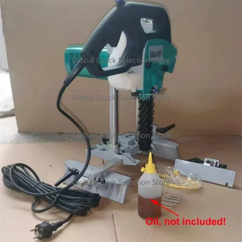 220V Portable Woodworking Mortising Machine Practical Square Hole Drilling and Grooving Equipment Suitable for Ancient Wood Stru