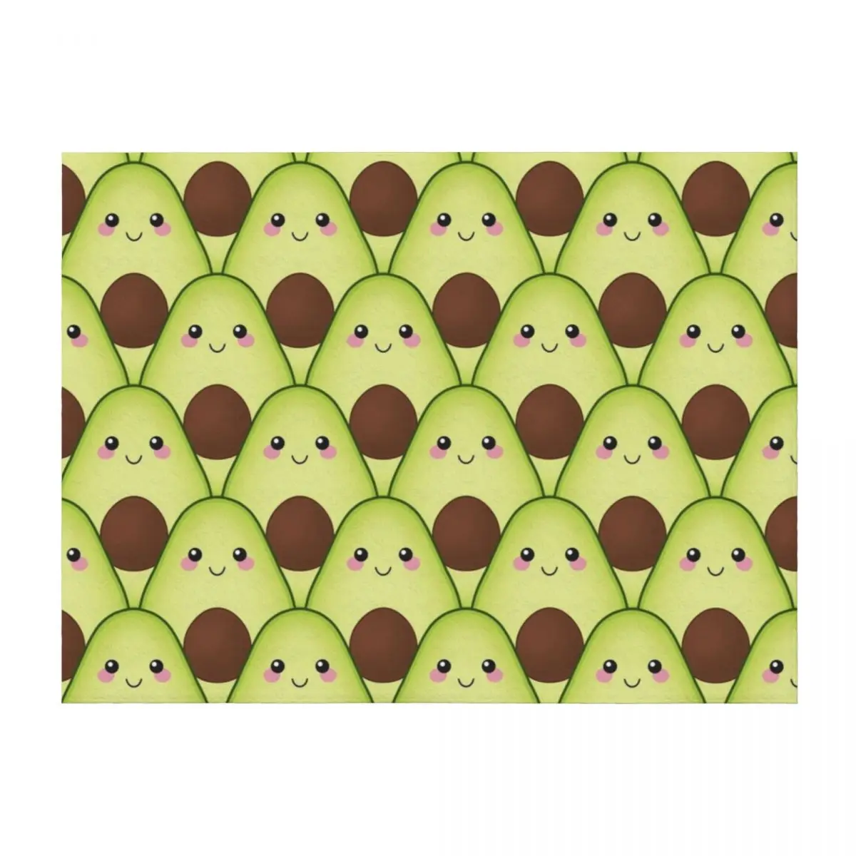 

Cute Avocados Tile Throw Blanket Extra Large Throw warm winter Kid'S blankets and throws Blankets