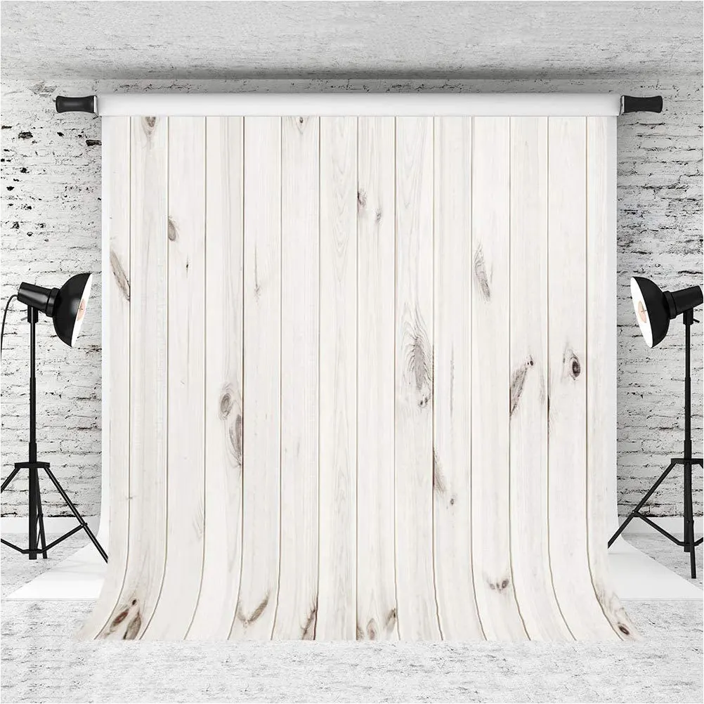 

Photography Fabric Wood Grain Backdrop White 150x210cm Decorative Photographic Cloth Work Room Backdrop Photography Fabric