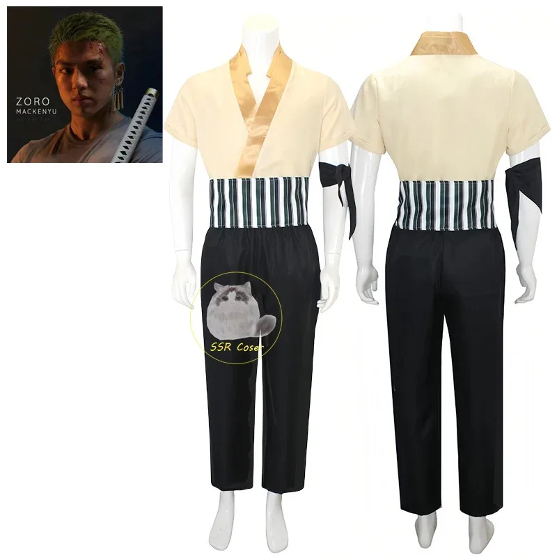 qa156Bilibili Film One Piece Rufy Zoro Nami Costumi Cosplay Uniforme Halloween Party Performance Wear Abbigliamento