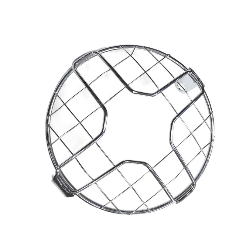 Metal Motorcycle Headlight Protector Guard Case With Quick Release Design UV Resistant For CG125 Climate Riders