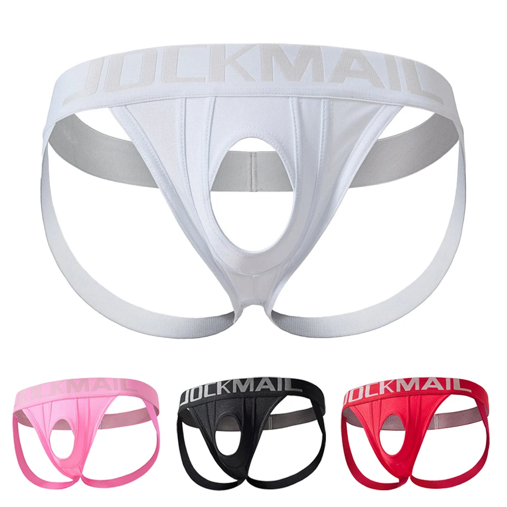 

Low Waist Sexy Fashion Thong Underwear Double Diced Underpants with Holes, Fun Hip Lift Tight Underwear Man String Sissy