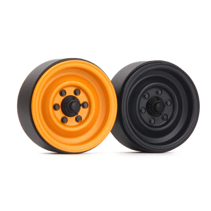 2pcs 1.7 Inches Metal Hub Wheel for 1/10 RC Crawler Car Traxxas AXIAL SCX10 II 90046 RC4WD D90 Camel Cup Diy Parts