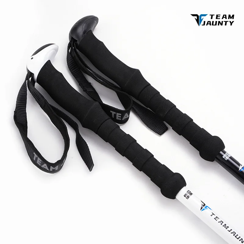 

Carbon Fiber Trekking Poles Lightweight Collapsible and Telescopic Walking Sticks with Extended Grips Pair of 2 Hiking Poles Ul