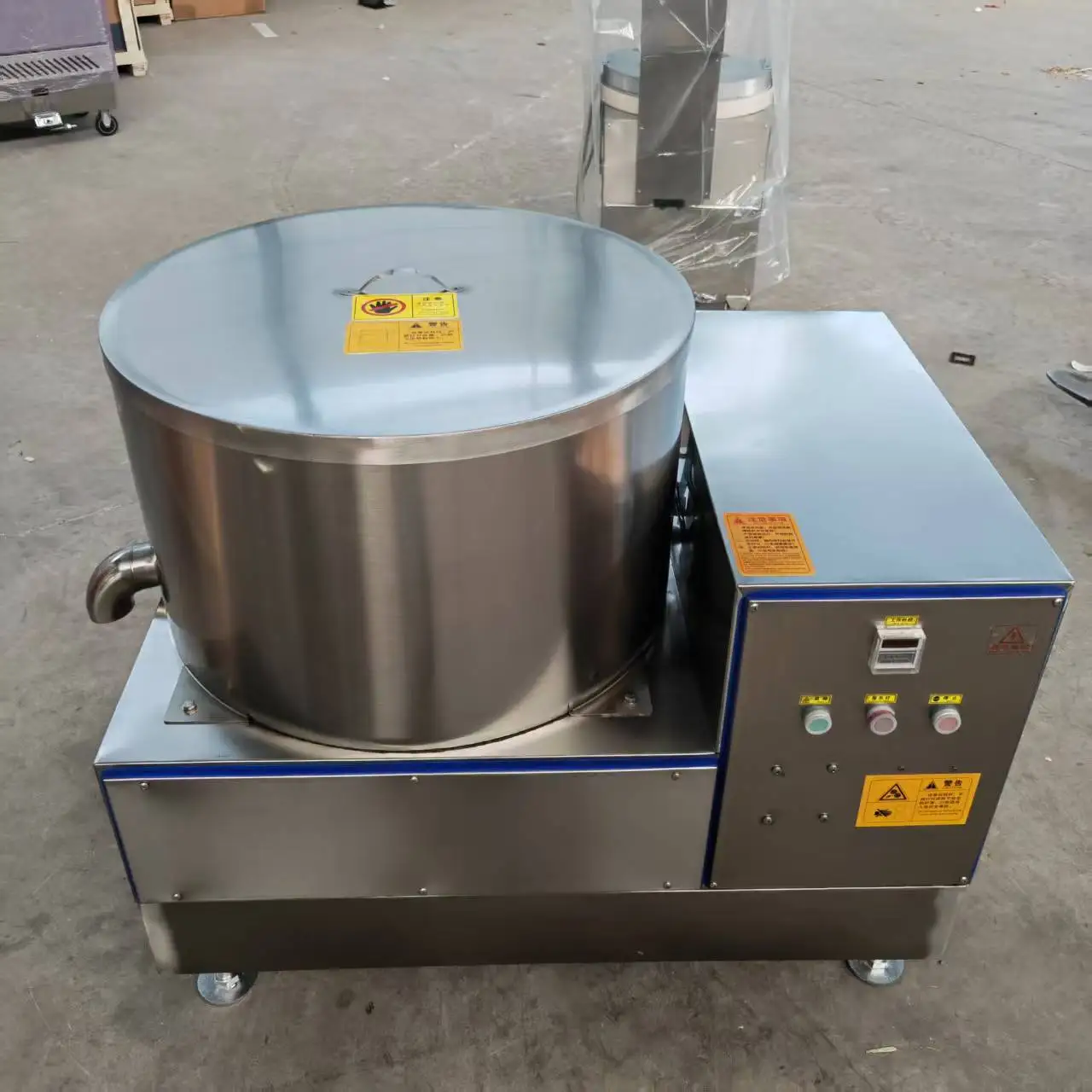 Centrifugal French Fries Lettuce Potato Chips Fruit Food and Vegetable Dewatering Machine Stainless Steel Spin Drying Machinery