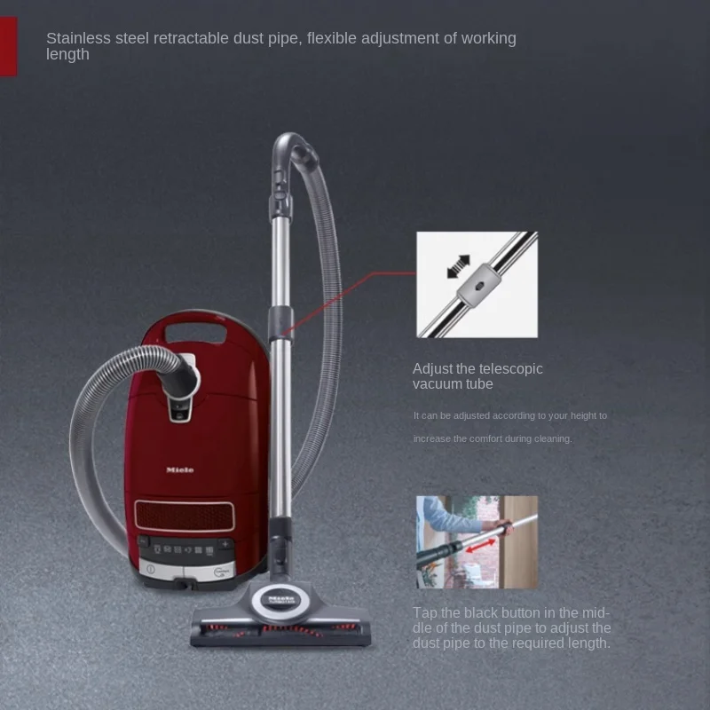 Miele Household Commercial High Power High Suction Carpet Pet Efficient Silent Handheld Horizontal Vacuum Cleaner C3