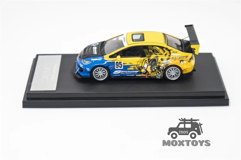 Time Micro x Artwork 1:64 Civic FD2 Track Edition Spoon limited499 Diecast Model Car