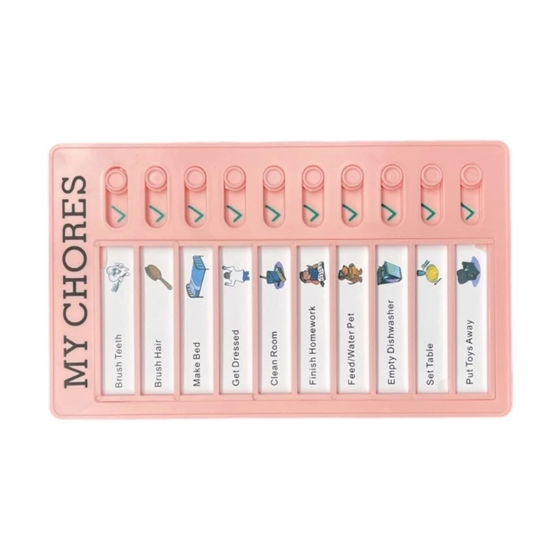 Daily Routine Chart Visual Schedule Board For Kids Toddler Time Management Board