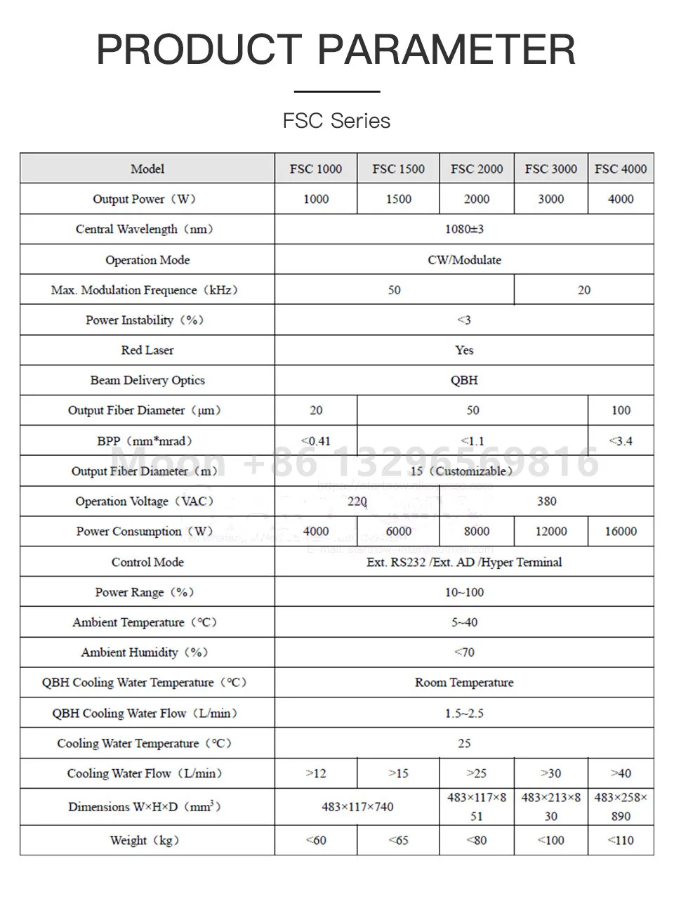 2023 سعر المصنع مصدر الليزر Raycus Reci Max BWT JPT 1000W Maxphotonics مصدر الليزر لآلة لحام القطع بليزر الألياف #6