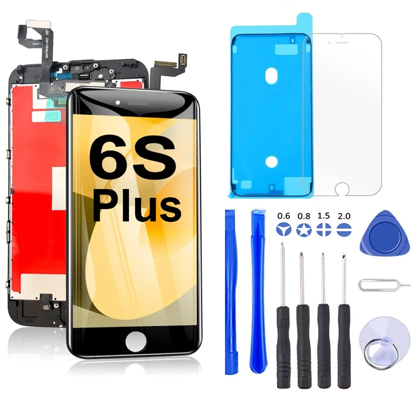 for iPhone 6 6Plus LCD Screen Replacement Assembly Display 3D Touch Screen Digitizer for 6s Plus with Repair Tools Kit