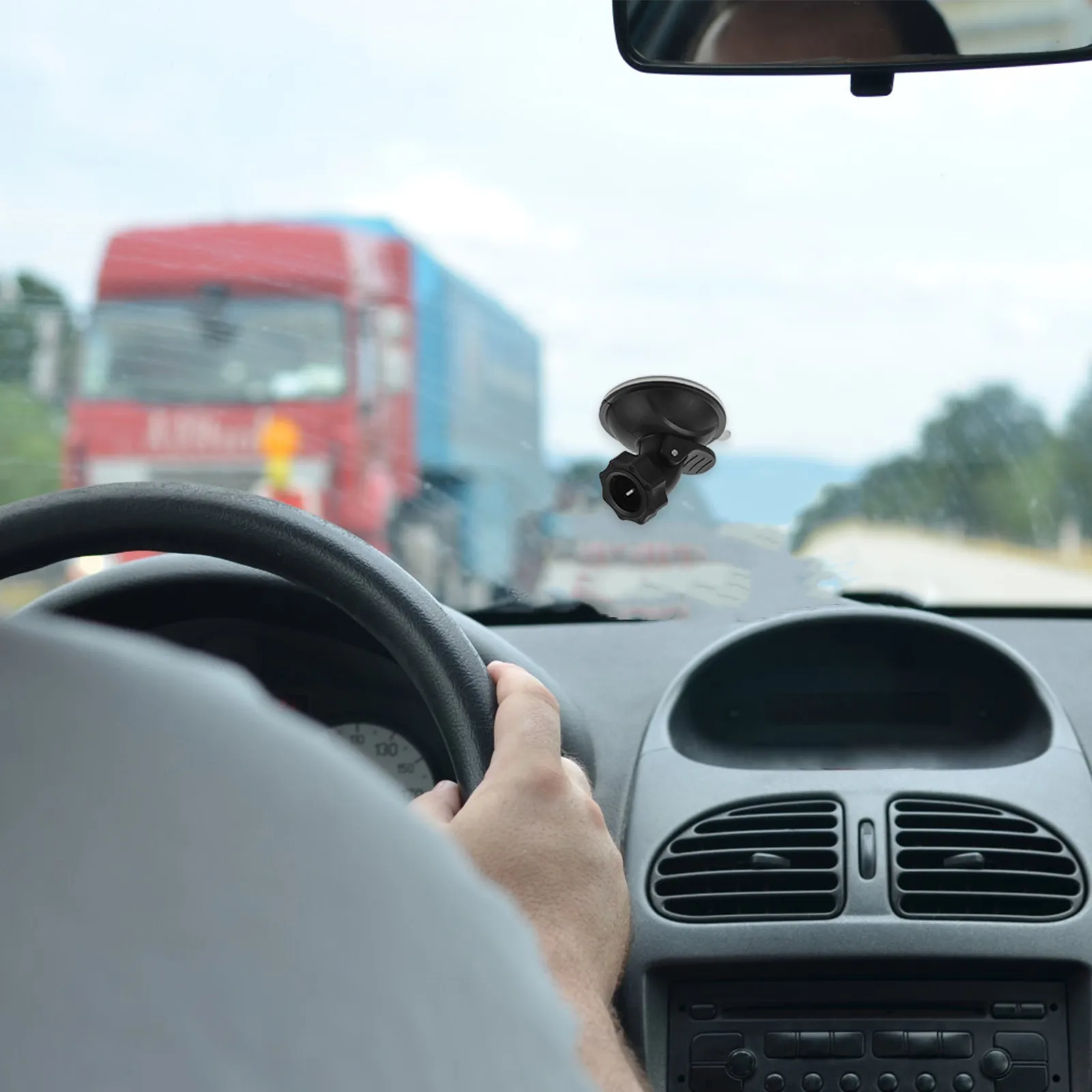 360° Rotatable Car Dash Cam Mount with Strong Suction Cup for GPS and Action Cameras