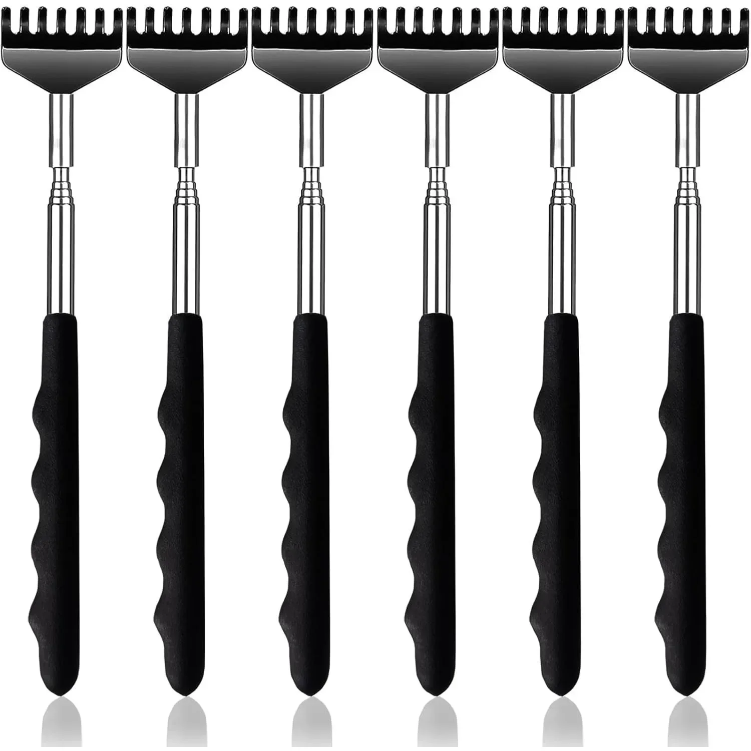 

8.3-22.8" Extendable Back Scratcher Portable Telescopic Back Scratcher - Stainless Steel, Extendable Comfort Grip Handle
