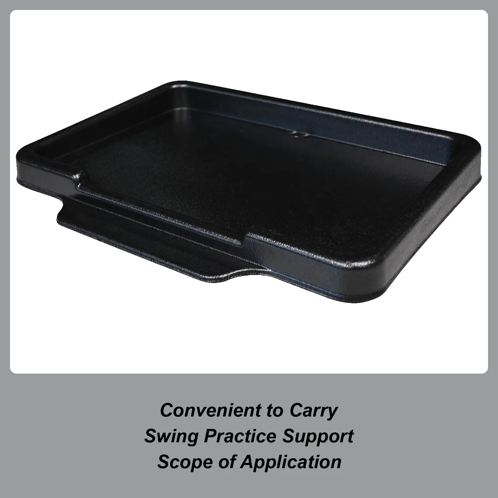 

Лоток для мяча для гольфа, держатель для мяча для гольфа, черный контейнер для хранения аксессуаров для гольфа, большинства ковриков для ударов, домашнее тренировочное пособие