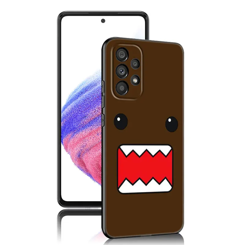 Linda funda de teléfono domo-kun para Samsung A13, A22, A24, A32, 4G, A23, A25, A34, A35, A52S, A53, A54, A55, A73, 5G, A12, A14, A15, A31, A33, A50, A51, A72