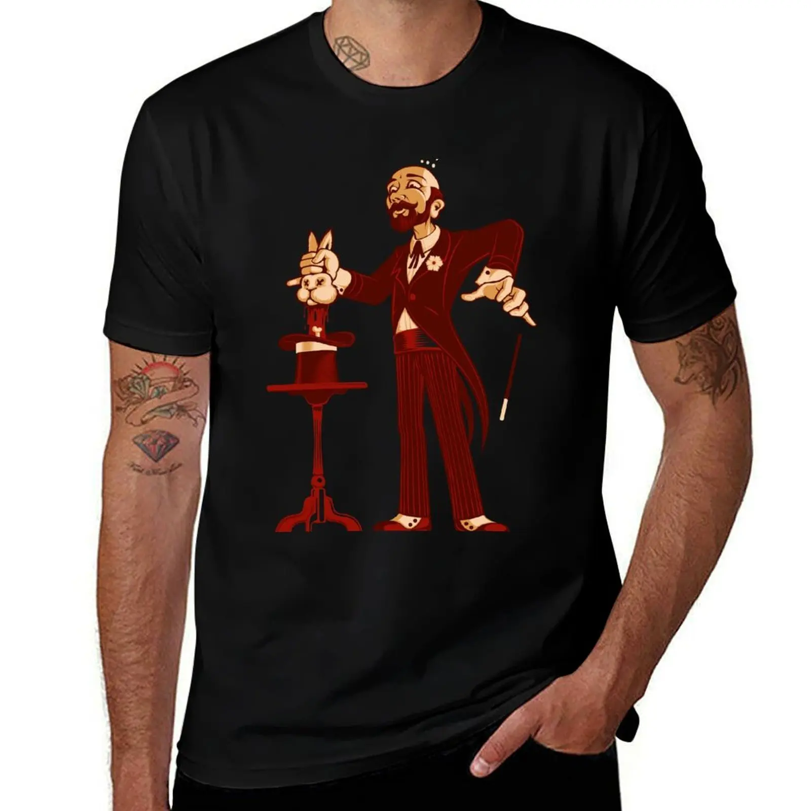 Abracadabra T-Shirt Large Size Basic Casual T-Shirt