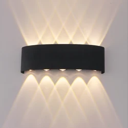 Up Down LED Wall Lamp Waterproof Modern Wall Light for Bedroom Living Room Corridor Balcony Indoor Outdoor Home Decor Lighting