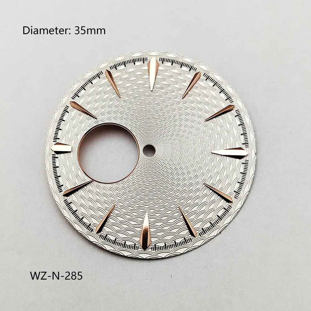 35 مللي متر NH38 الطلب التدرج اللون الضغط الهاتفي مناسبة ل NH38 الحركة الميكانيكية الأوتوماتيكية هيكل عظمي ساعة يد تعمل بالحركة الملحقات #2