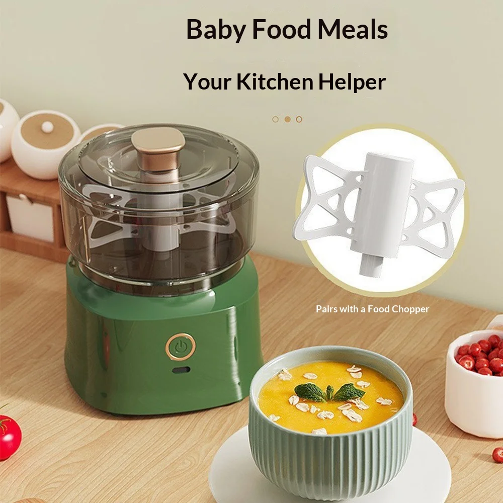 Wireless Electric Meat Grinder Kitchen Multifunctional Food Processor Garlic Masher Baby Food Maker USB Charging Easy Clean