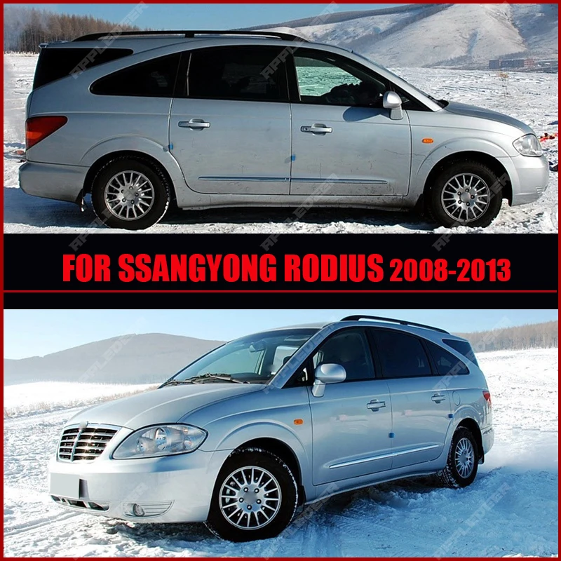 Car floor mats for ssangyong Rodius 7 Seats 2005-2013 2012 2011 2010 2009 Custom foot Pads carpet cover Interior Accessories
