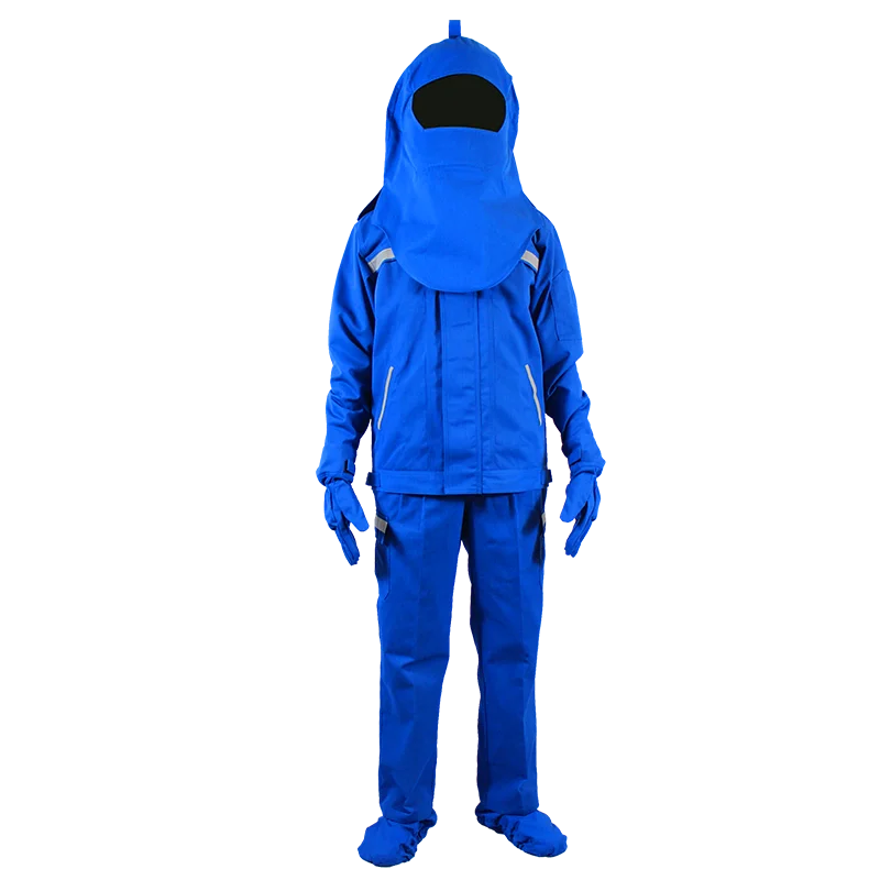 NFPA 70E ATPV 9Cal/cm² Arc Flash Protection Suit Aramid Flame Retardant Electrical Safety Clothing
