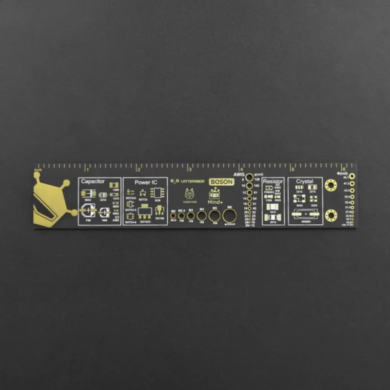 Penggaris teknik PCB-versi Mini (16cm)
