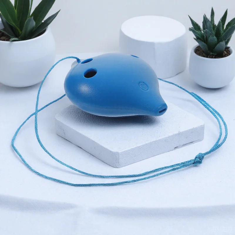 

Plastic 6-Hole Ocarina Beginner Musical Instrument Portable Practice Wind For Kids Adults Mini Alto Instrument