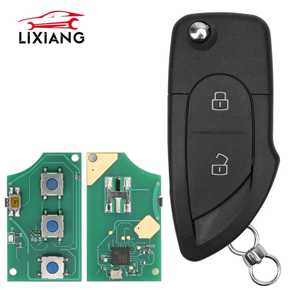 

LIXIANG 4D0 837 231 433MHz 315MHz ID48 Chip For Lamborghini Gallardo FCC ID: MYT8Z0837231 Keyless Entry Fob Remote Key