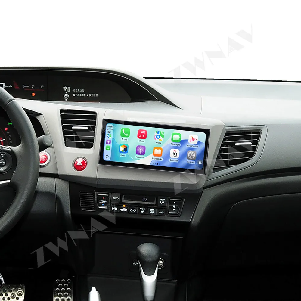 

15,8-дюймовый сенсорный экран Android 15.0 для Honda Civic 2012-2015 годов, GPS-навигация, CarPlay, мультимедийный проигрыватель, радио, беспроводная головная система