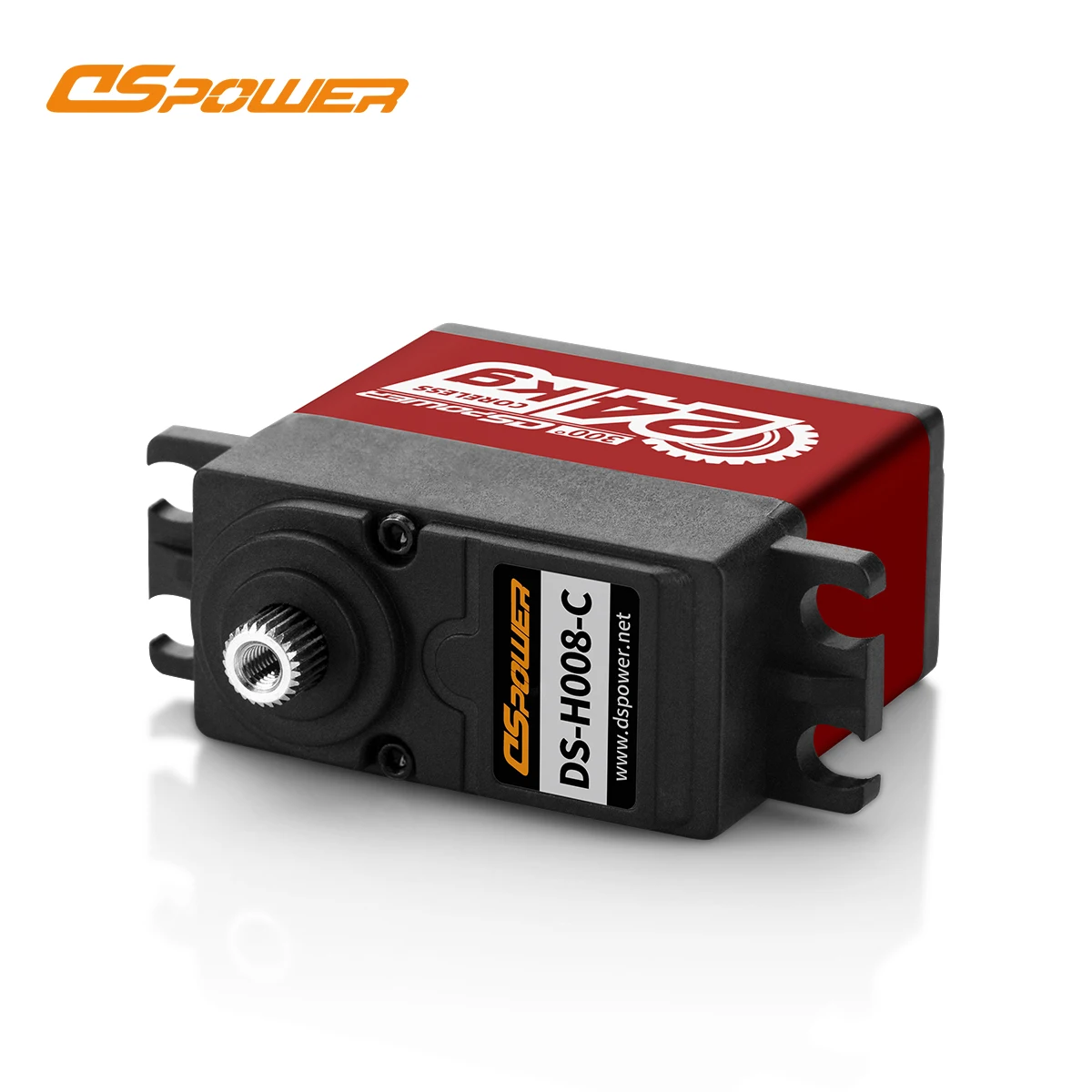 DSpower 24KG coreless Servo Metal Gear Waterproof Servos high speed large torque for 1/8 1/10 SCX10 D90 TRX  REDCAT RC Car 300°