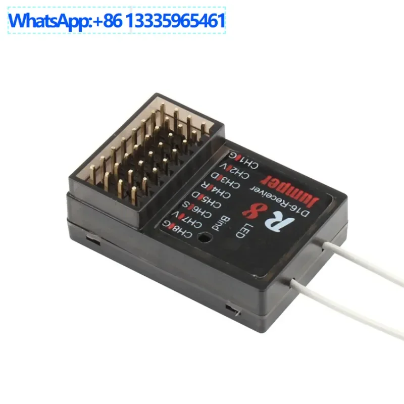 

2Pcs Jumper R1 R8 receiver PIX PX4 flight control data return R1 compatible with FrSky D16 protocol SBUS